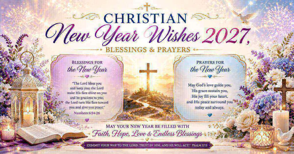 Christian New Year Wishes 2027, Blessings & Prayers