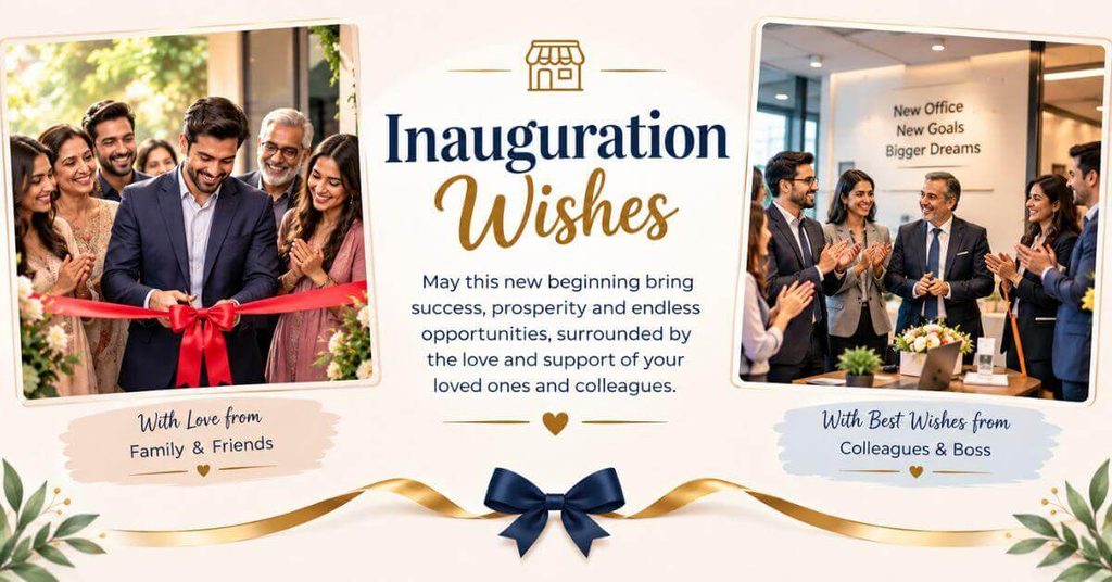 Formal and Professional Inauguration Wishes