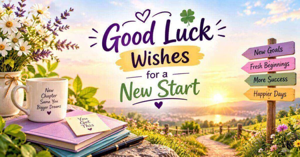 Good Luck Wishes For A New Start