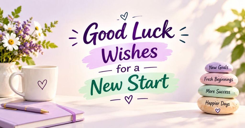 Good Luck Wishes For A New Start