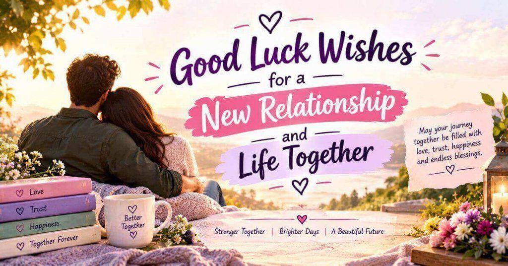 Good Luck Wishes for a New Relationship and Life Together