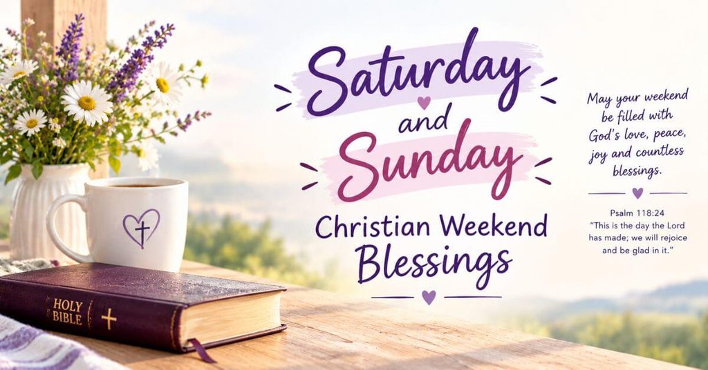 Saturday Morning Christian Weekend Wishes