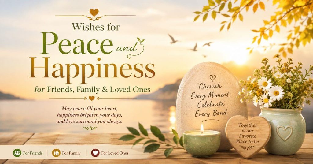 Wishes for Peace and Happiness for Friends, Family & Loved Ones