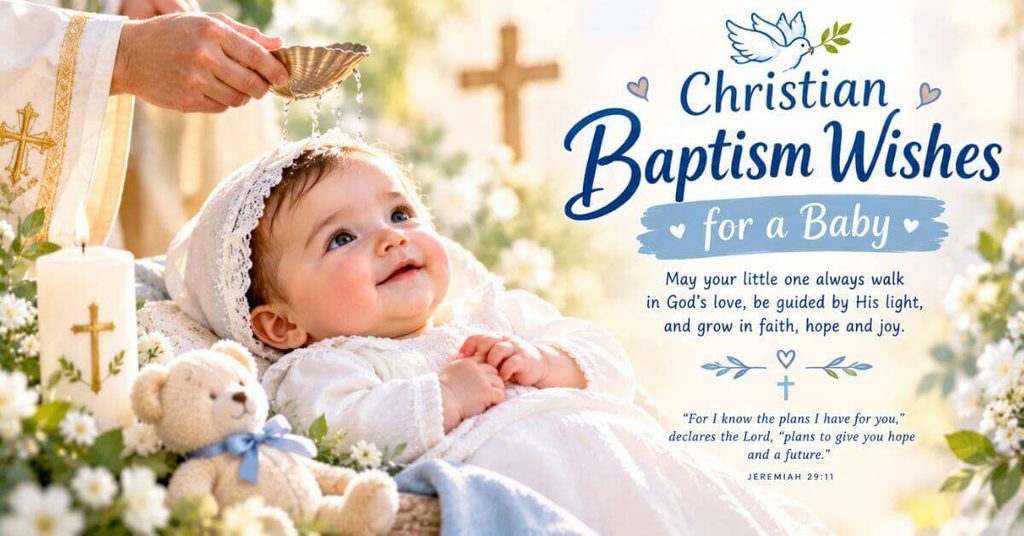 Christian Baptism Wishes for a Baby