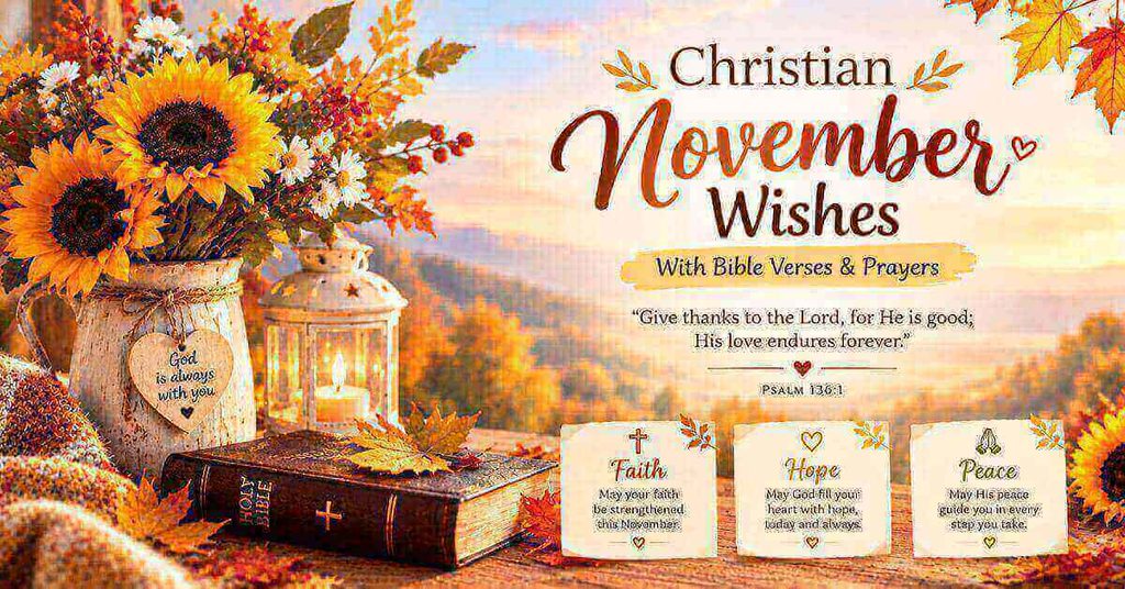 Christian November Wishes With Bible Verses & Prayers