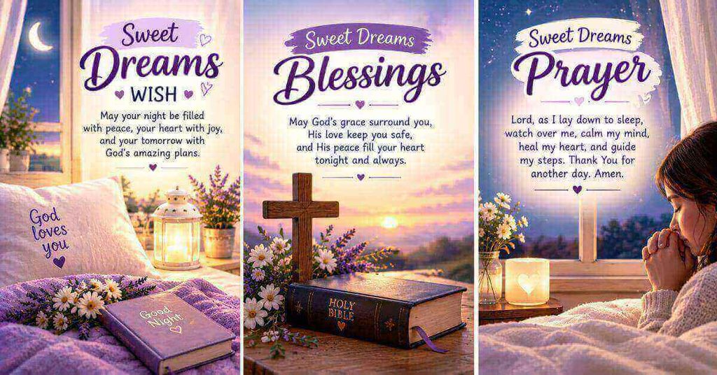 Christian Sweet Dreams Wishes, Blessings and Prayers