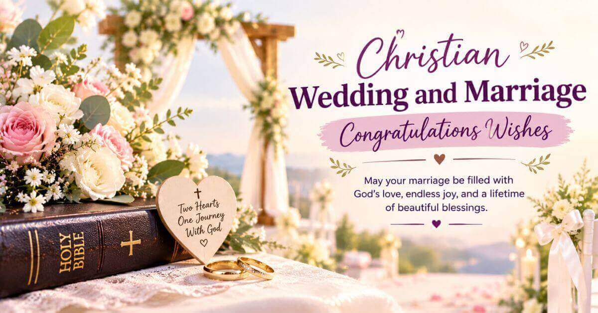 Christian Wedding and Marriage Congratulations Wishes