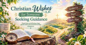 Christian Wishes For Someone Seeking Guidance: 100+ Powerful & Hopeful Messages.