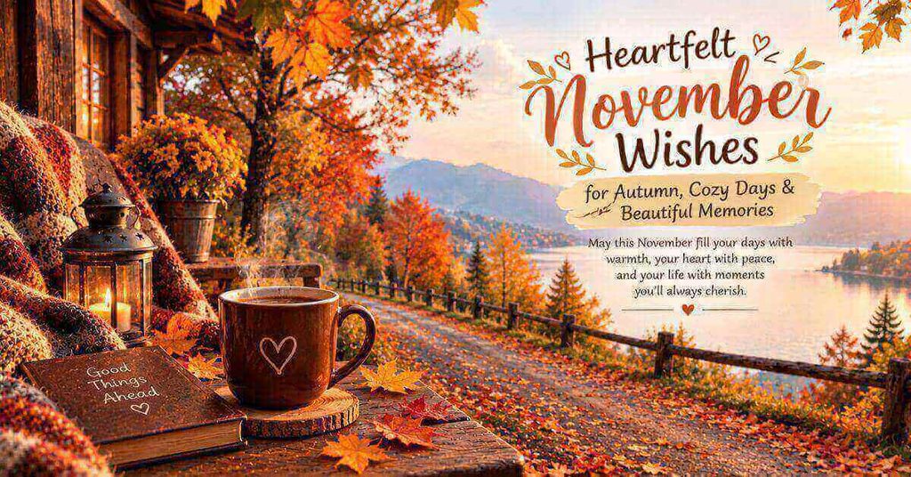 Heartfelt November Wishes for Autumn, Cozy Days & Beautiful Memories
