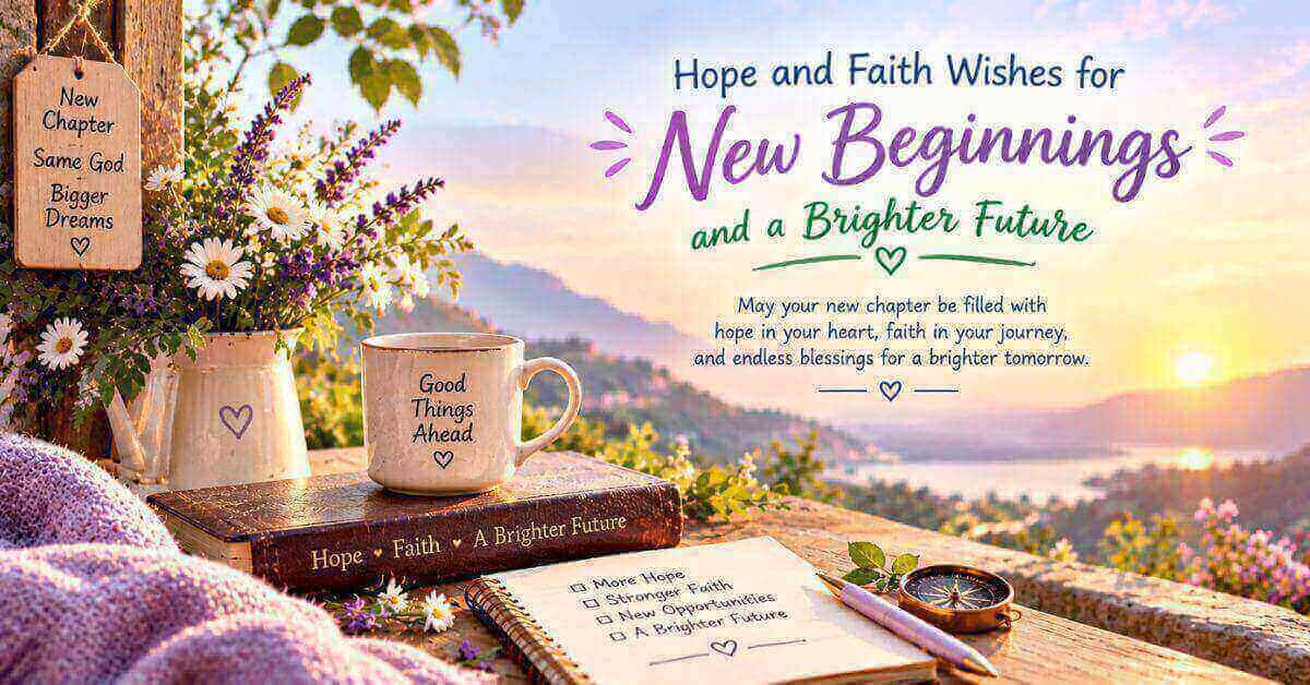 Hope and Faith Wishes for New Beginnings and a Brighter Future