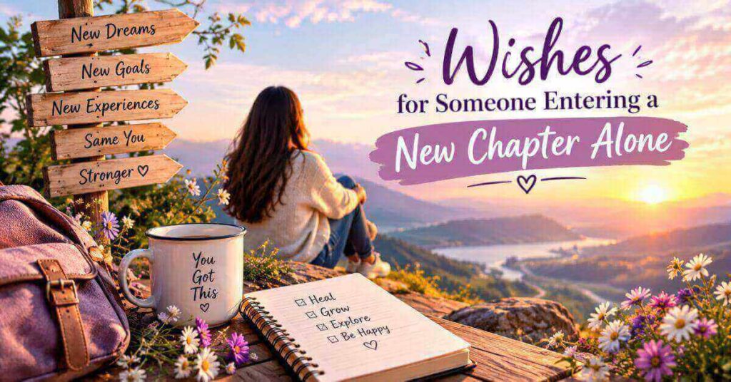 Wishes for Someone Entering a New Chapter Alone